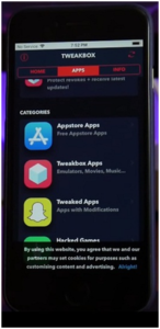 Tweakbox Apps on iOS 12