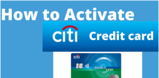 Activate a Citi Credit Card