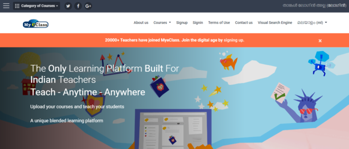 MyeClass: Menu, Academy, Courses and Course Pro