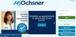 MyOchsner: Introduction, New User, Sign In, App Download & Health